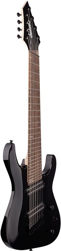 Jackson X Series Dinky DKAF8 MS Electric Guitar, 8-String, Black, Body Left Front