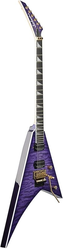 Jackson Pro Rhoads RR24Q Electric Guitar, Transparent Purple, USED, Blemished, Body Left Front