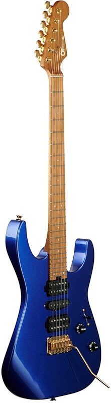 Charvel Pro-Mod Dinky DK24 HSH 2PT Electric Guitar, Mystic Blue, Body Left Front