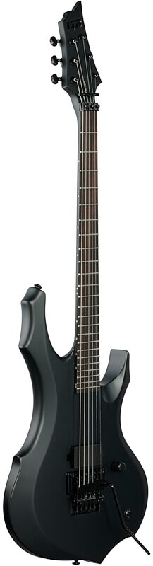 ESP LTD F Black Metal Electric Guitar, New, Body Left Front