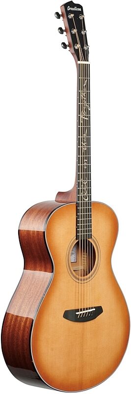 Breedlove Jeff Bridges Organic Concert Acoustic-Electric Guitar (with Gig Bag), New, Body Left Front