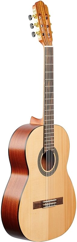 Arcadia CL38 7/8-Size Classical Acoustic Guitar, Natural, Body Left Front