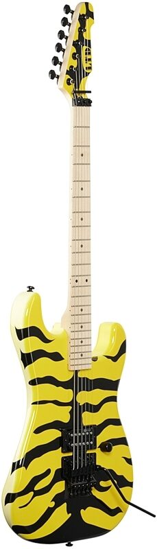 ESP LTD GL200 George Lynch Signature Series Electric Guitar, Yellow Tiger, Body Left Front