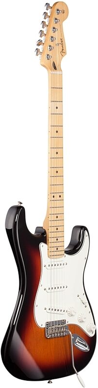 Fender Player Stratocaster Electric Guitar (Maple Fingerboard), 3-Color Sunburst, Body Left Front