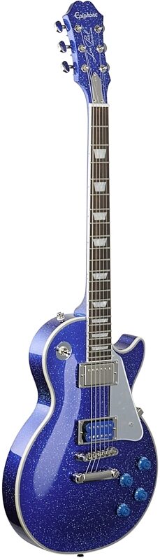 Epiphone Tommy Thayer Les Paul Electric Blue Electric Guitar (with Case), New, Body Left Front