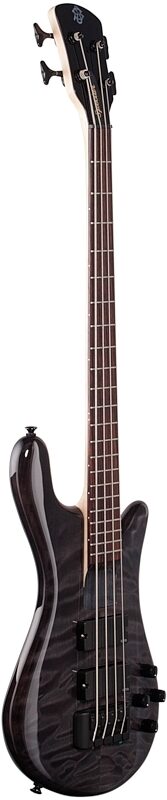 Spector Bantam 4 Short Scale Electric Bass (with Gig Bag), Black Stain Gloss, Body Left Front