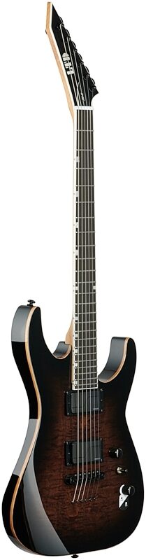 ESP LTD Josh Middleton JM-II Electric Guitar (with Case), Black Shadow Burst, Body Left Front