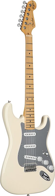 Fender Nile Rodgers Hitmaker Stratocaster Electric Guitar, with Maple Fingerboard (with Case), Olympic White, Body Left Front