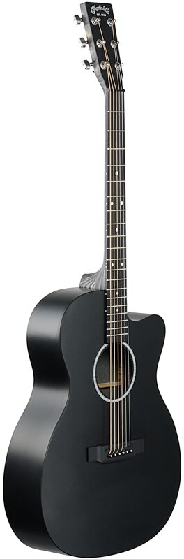 Martin OMC-X1E Acoustic-Electric Guitar, Black, Body Left Front