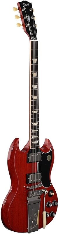 Gibson SG Standard 61 Maestro Vibrola Electric Guitar (with Case), Vintage Cherry, Body Left Front