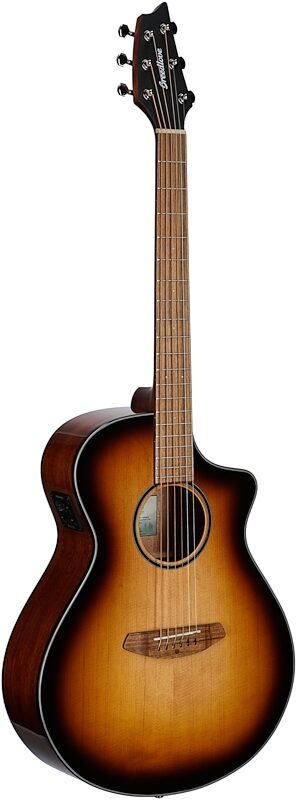 Breedlove ECO Discovery S Concert CE Acoustic-Electric Guitar, Edgeburst, Body Left Front