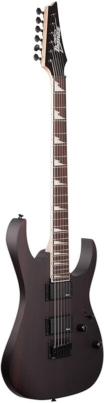Ibanez GRG121DX Electric Guitar, Walnut Flat, Body Left Front