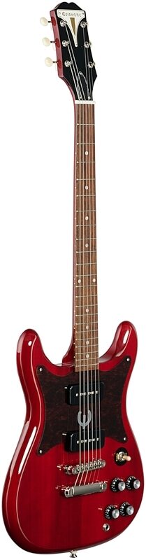 Epiphone Wilshire Electric Guitar, Cherry, Body Left Front