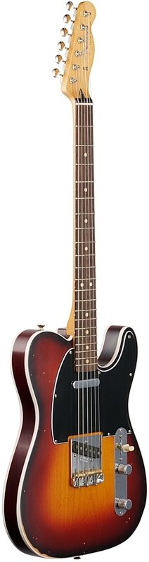 Fender Jason Isbell Custom Telecaster Electric Guitar (with Gig Bag), Chocolate Sun Burst, Body Left Front