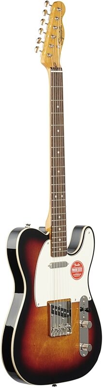 Squier Classic Vibe '60s Custom Telecaster Electric Guitar, with Laurel Fingerboard, 3-Color Sunburst, Body Left Front