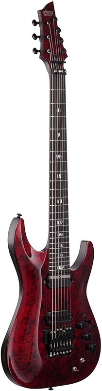 Schecter C-7 FR-S Apocalypse Electric Guitar, 7-String, Red Reign, Blemished, Body Left Front