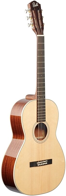 Guild P-240 Memoir Parlor Acoustic Guitar, New, Body Left Front