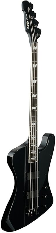 ESP LTD Phoenix 1004 Electric Bass, Black, Body Left Front