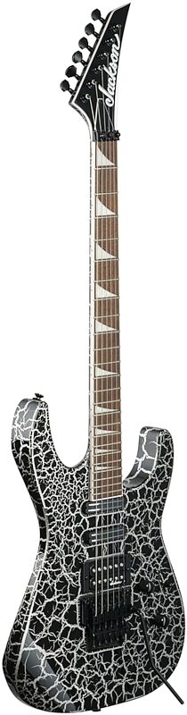 Jackson X Soloist SL3X DX Crackle Electric Guitar, Silver Crackle, Body Left Front