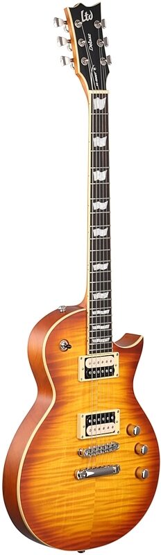 ESP LTD EC-1000T Fluence Electric Guitar, Honey Burst Satin, Body Left Front