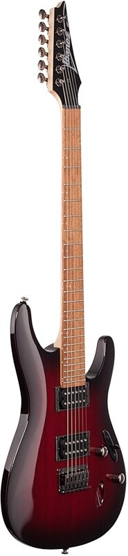 Ibanez S521 Electric Guitar, Blackberry Sunburst, Body Left Front