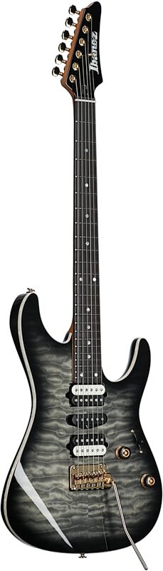 Ibanez AZ47P1QM Premium Electric Guitar (with Gig Bag), Black Ice Burst, Blemished, Body Left Front