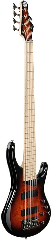 MTD Kingston Z6 Electric Bass, 6-String, Tobacco Sunburst, Body Left Front