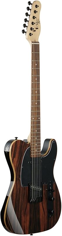 Michael Kelly Custom Collection '50s Electric Guitar, Pau Ferro Fingerboard, Striped Ebony, Body Left Front