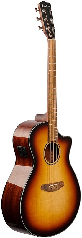 Breedlove ECO Discovery S Concerto CE Acoustic Guitar, Sitka Edgeburst, Body Left Front