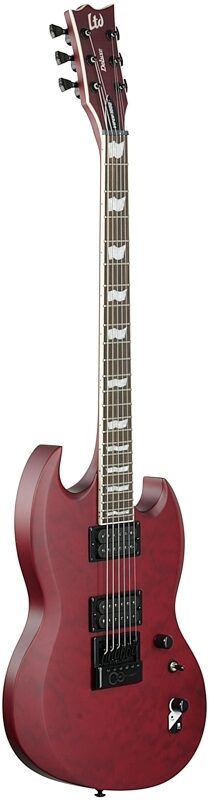 ESP LTD Viper 1000 Evertune Electric Guitar, See-Thru Black Cherry, Body Left Front
