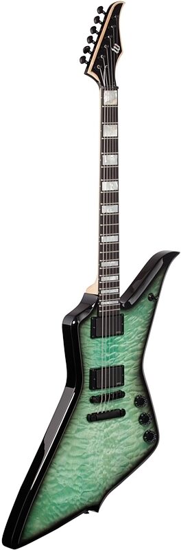 Wylde Audio Blood Eagle Nordic Ice Electric Guitar, New, Body Left Front
