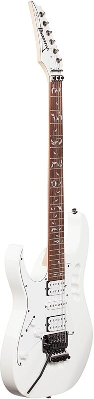Ibanez JEMJRL Steve Vai JEM Junior Electric Guitar, Left-Handed, White, Body Left Front