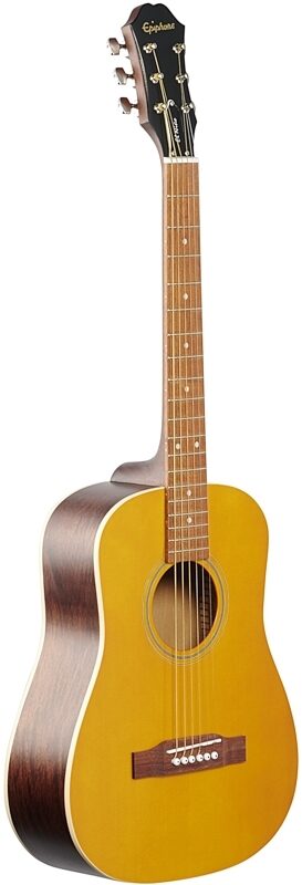 Epiphone El Nino Travel Acoustic Guitar (with Gig Bag), Natural, Body Left Front