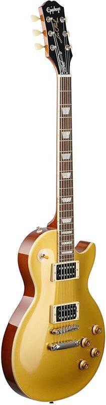 Epiphone Slash Les Paul Electric Guitar (with Case), Metallic Gold, Body Left Front
