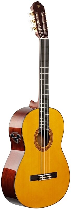 Yamaha CG-TA TransAcoustic Nylon Classical Acoustic-Electric Guitar, New, Body Left Front