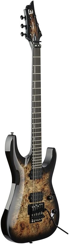 ESP LTD H-1001FR Electric Guitar, Black Natural Fade, Body Left Front