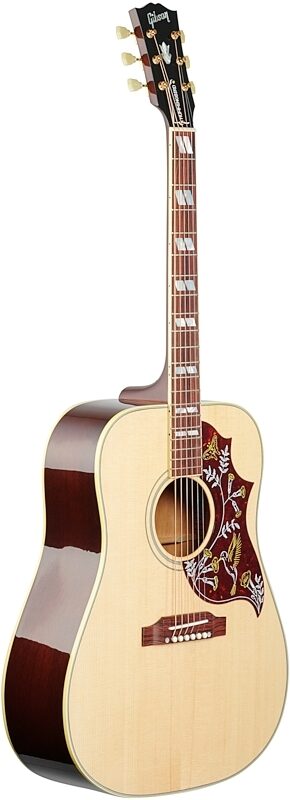 Gibson Hummingbird Original Acoustic-Electric Guitar (with Case), Antique Natural, Body Left Front