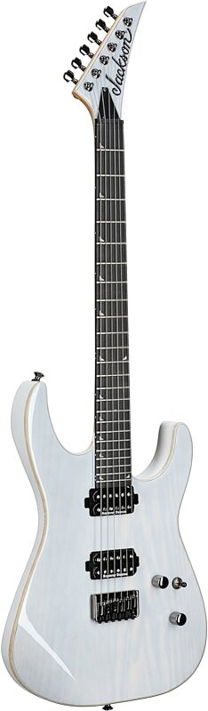 Jackson Pro Soloist SL2A MAH HT Electric Guitar, Unicorn White, Body Left Front