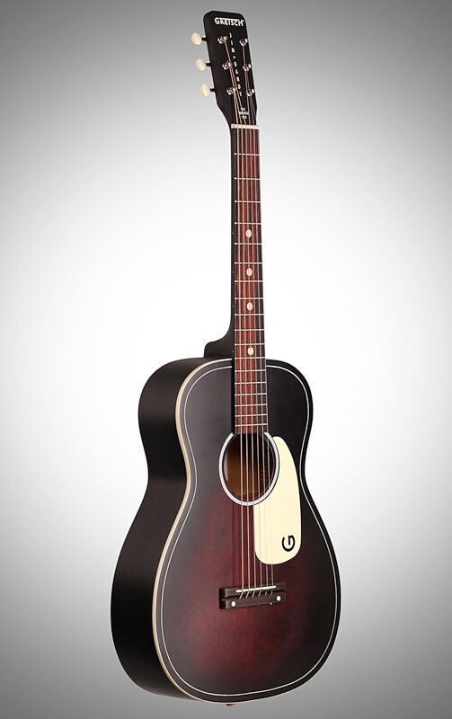 Gretsch G9500 Jim Dandy Parlor Flat Top Acoustic Guitar, 2-Color Sunburst, Body Left Front