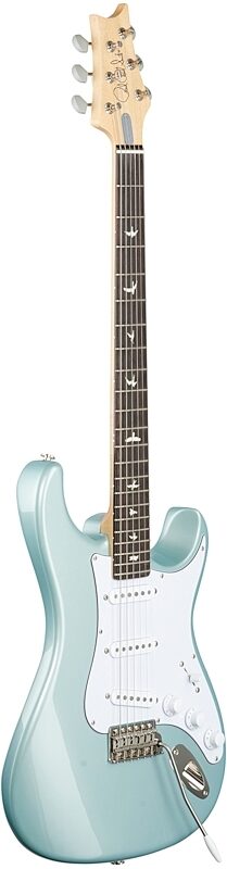 PRS Paul Reed Smith John Mayer Silver Sky Electric Guitar, Rosewood Fretboard (with Gig Bag), Polar Blue, Body Left Front
