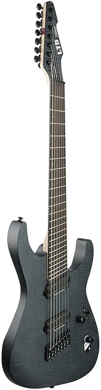 ESP LTD M-1007 Multi-Scale Electric Guitar, 7-String, See-Thru Black Satin, Body Left Front