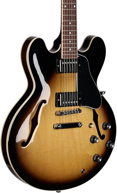 Gibson ES-335 Electric Guitar (with Case), Vintage Burst, Serial Number 227210107, Full Left Front