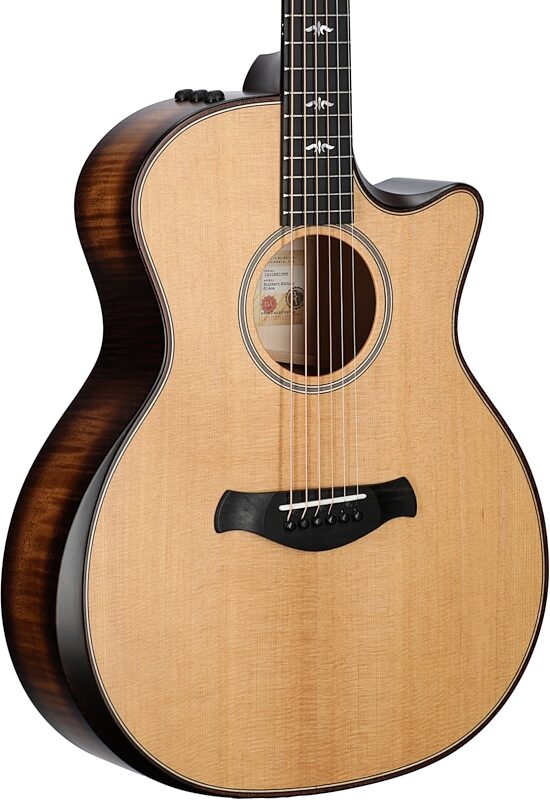 Taylor Builder's Edition 614ce Acoustic-Electric Guitar, Natural, Serial Number 1210251066, Full Left Front