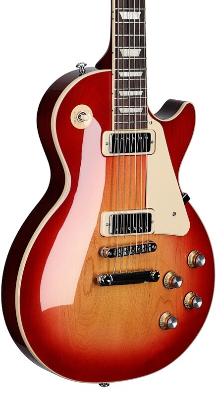 Gibson Les Paul Deluxe '70s Electric Guitar (with Case), Cherry Sunburst, Serial Number 231910301, Full Left Front