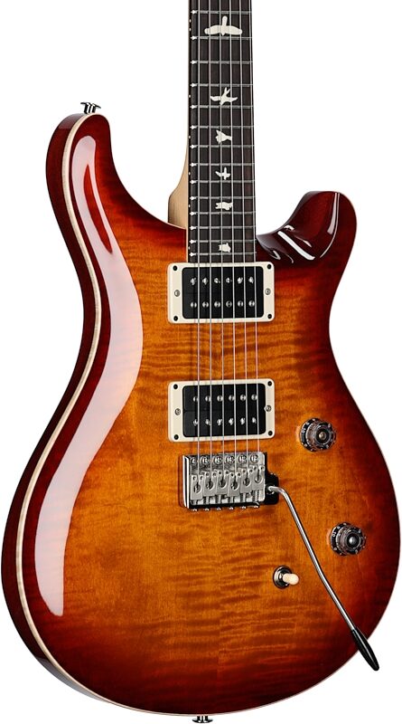 PRS Paul Reed Smith CE24 Electric Guitar (with Gig Bag), Dark Cherry Sunburst, Serial Number 0334917, Full Left Front