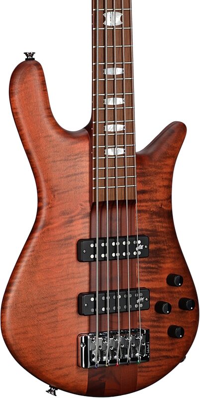 Spector Euro 5 RST Electric Bass, 5-String (with Gig Bag), Sienna Stain Matte, Serial Number 21NB18579, Full Left Front