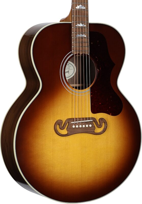 Gibson SJ-200 Studio Walnut Jumbo Acoustic-Electric Guitar (with Case), Walnut Burst, Serial Number 21322015, Full Left Front
