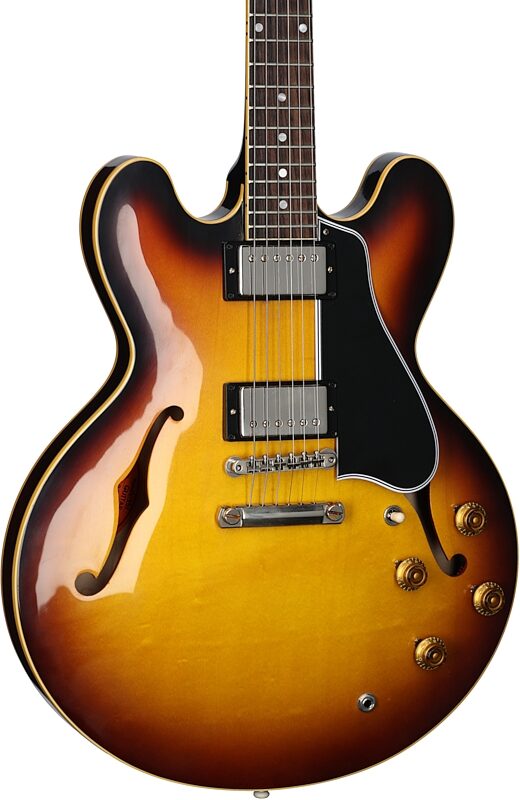 Gibson Custom 1959 ES-335 Reissue VOS Electric Guitar (with Case), Vintage Burst, Serial Number A92783, Full Left Front