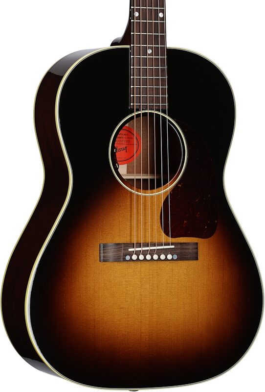 Gibson '50s LG-2 Original Acoustic-Electric Guitar (with Case), Antique Natural, Serial Number 22292075, Full Left Front