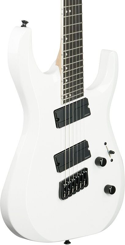 Jackson Pro Dinky DK HT6 MS Electric Guitar, with Ebony Fingerboard, Snow White, Full Left Front